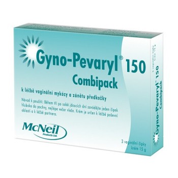 Gyno-Pevaryl Combipack150mg+10mg crm+vag.glb.3+15g