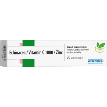 Echinacea/Vitamin C 1000/Zinc Generica eff.tbl.20