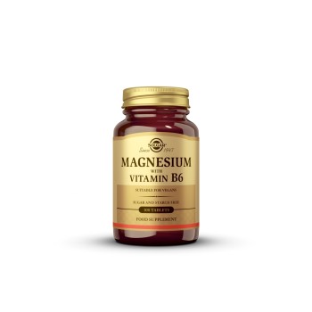 Solgar Hořčík s Vitamínem B6 100 tablet