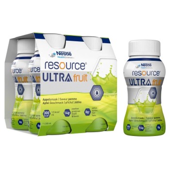 Resource Ultra Fruit Jablko por.sol.4x200ml