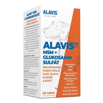 Alavis MSM + Glukosamin sulfát tbl.60