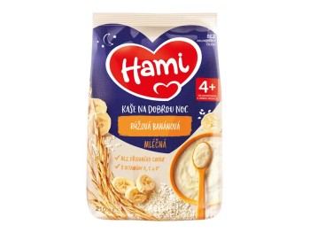 Hami Ml.kaše na dobrou noc rýžová banán 210g 4M