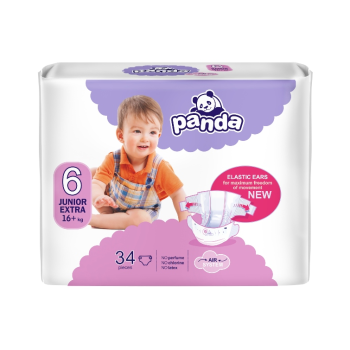 Panda Junior Extra dětské pleny 34ks