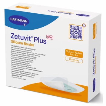 Zetuvit Plus Silicone B.12.5x12.5cm sil.krytí 10ks