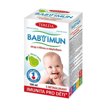 Terezia Baby Imun sirup s hlívou a rakytníkem Hruška 100ml