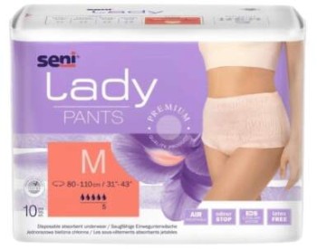 Seni Lady Pants inkont.plen.kalhotky M 10ks
