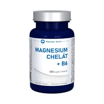 Magnesium Chelát + B6 120 kapslí