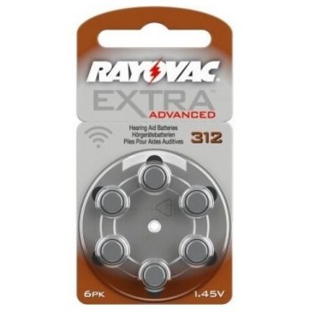 Rayovac Extra Adv.312 baterie do naslouchadel 6ks