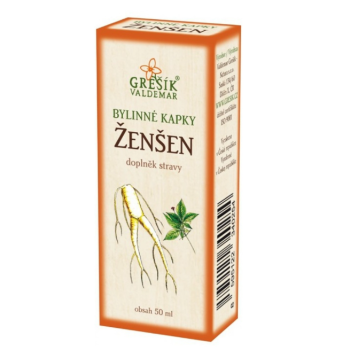 Grešík kapky Ženšen 50 ml