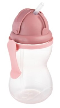 Canpol babies Lahev sport.se slám.12m+ 370ml růž.
