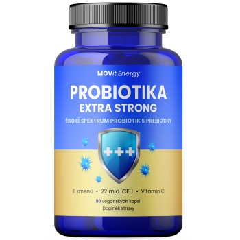 MOVit Probiotika EXTRA STRONG 90 vegetariánských kapslí