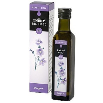 Health Link BIO lněný olej 250ml