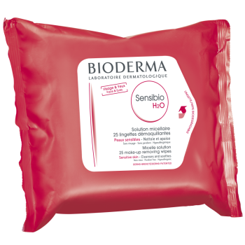 BIODERMA Sensibio H2O Micelární ubrousky 25ks