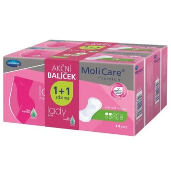 Inko. vložky MoliCare Lady Pad 2kap Duopack 2x14ks