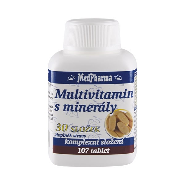 MedPharma Multivitamín s minerály 30 složek 107tbl