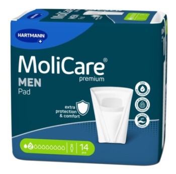 MoliCare MEN inkontinenční pomůcka 2 kapky 14ks
