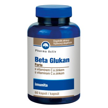 Beta Glukan Forte vitamín C a zinek cps.60