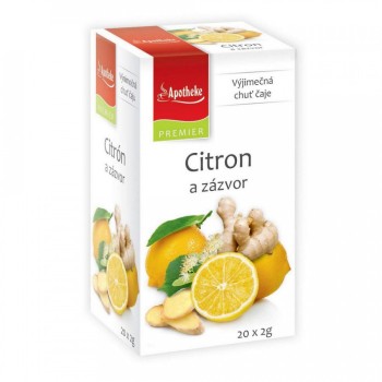 Apotheke Citron a zázvor čaj 20x2g