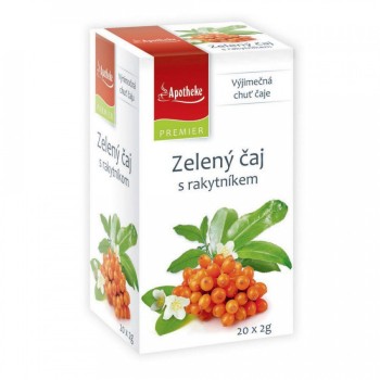 Apotheke Premier Zelený čaj s rakytníkem 20x2g