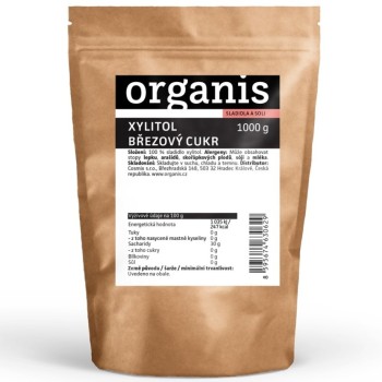 Organis Xylitol březový cukr 1000g