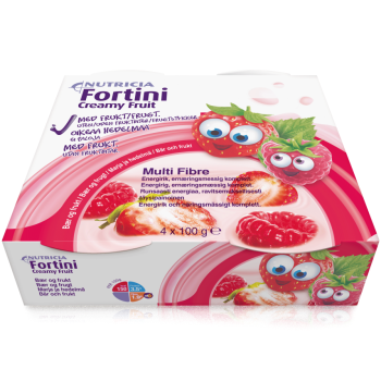 Fortini Creamy Fruit MF červené ovoce 4x100g