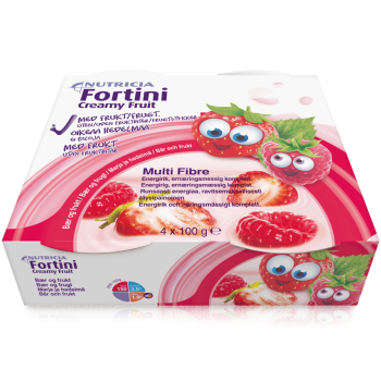 Fortini Creamy Fruit MF červené ovoce 4x100g 