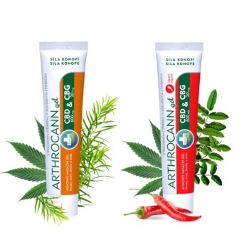 Annabis Arthrocann CBD gel+hřej.CBDgel 2x75ml