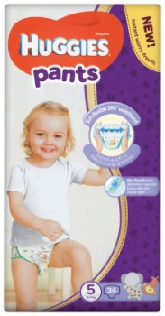 HUGGIES Pants Jumbo 5 12-17kg 34ks