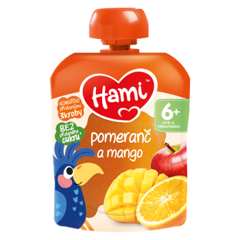 Hami příkrm OK pomeranč a mango 90g