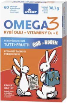 Vitar Kids Omega 3+vit.D+vit.E cps.60