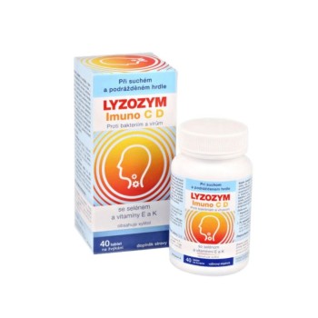 LYZOZYM Imuno C D se Selenem a vitamíny E a K 40 žvýkacích tablet