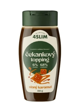 4Slim Čekankový topping slaný karamel 330g