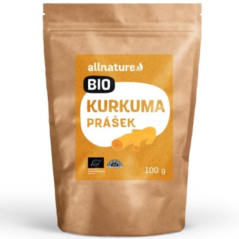 Allnature Kurkuma prášek BIO 100g