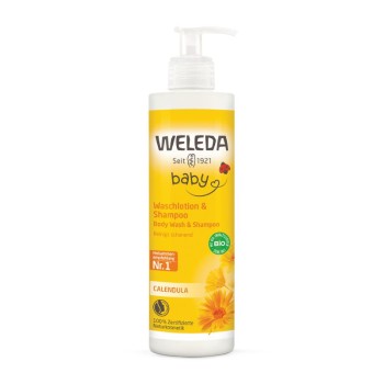 WELEDA baby Měsíčkový mycí krém a šampon 400ml