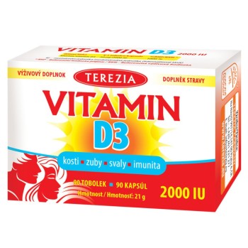 Terezia Vitamín D3 2000 IU 90tob
