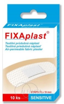FIXAplast Sensitive Strip náplast 72x19mm 10ks