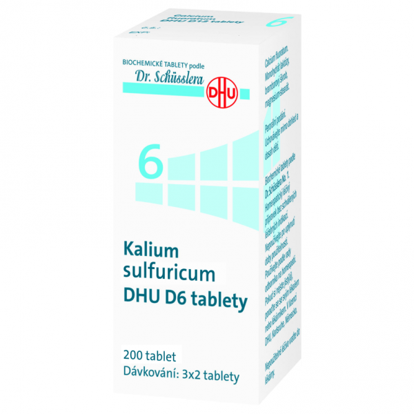 Kalium sulfuricum DHU D6 200 tablet