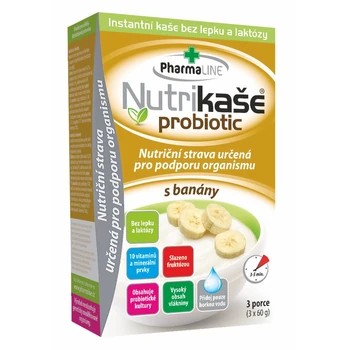 Nutrikaše probiotic s banány 180g (3x60g)