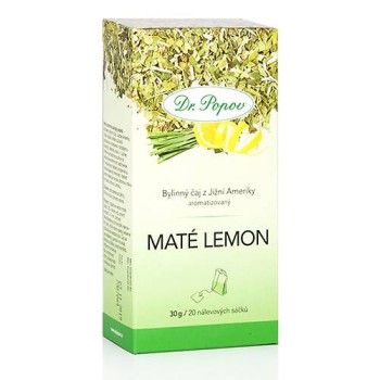 Dr.Popov Čaj Maté Lemon 20x1.5g