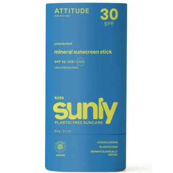 ATTITUDE Dětská minerální ochranná tyčinka na tělo bez vůně SPF30 60g
