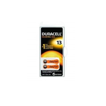 Duracell DA13 PR48 baterie do naslouchadel 6ks