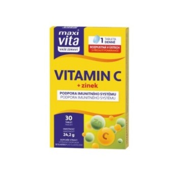 Maxi Vita Vitamin C+zinek tbl.30