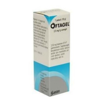 Oftagel gel opht.1x10g/25mg