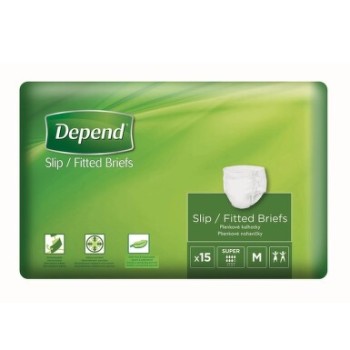 Depend Slip Super inkont.kalhotky vel.M 15ks