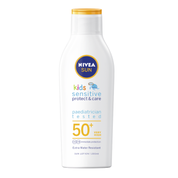 Nivea Sun dětské mléko na opalování Sensitive OF50+ 200ml