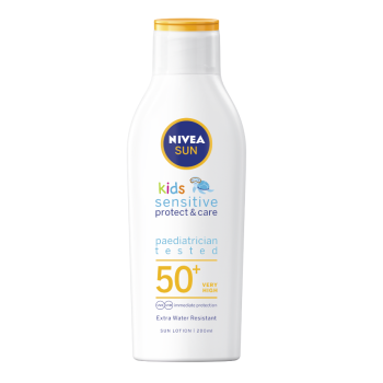 NIVEA SUN dět.ml.na opalo.sensit.OF50+ 200 ml