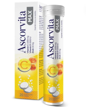 Ascorvita Max 20 šumivých tablet