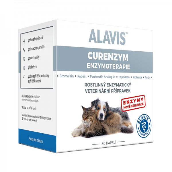 ALAVIS Curenzym Enzymoterapie a.u.v. cps.80