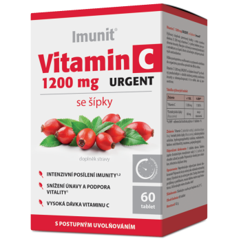 Vitamin C 1200 mg URGENT se šípky Imunit 60 tbl.