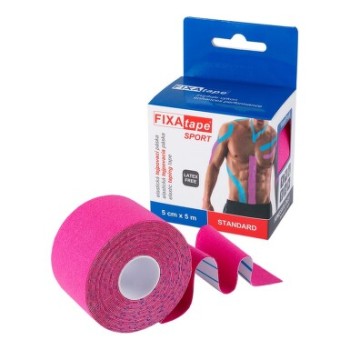 FIXAtape Sport Kinesio tejp.páska 5cmx5m růžová